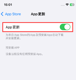 广东苹果15维修中心如何让iPhone15APP自动更新